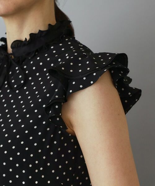 DRESSTERIOR / ドレステリア シャツ・ブラウス | 【otonaMUSE5月号掲載/着映え/ウォッシャブル】ドットプリントウィングスリーブブラウス | 詳細15