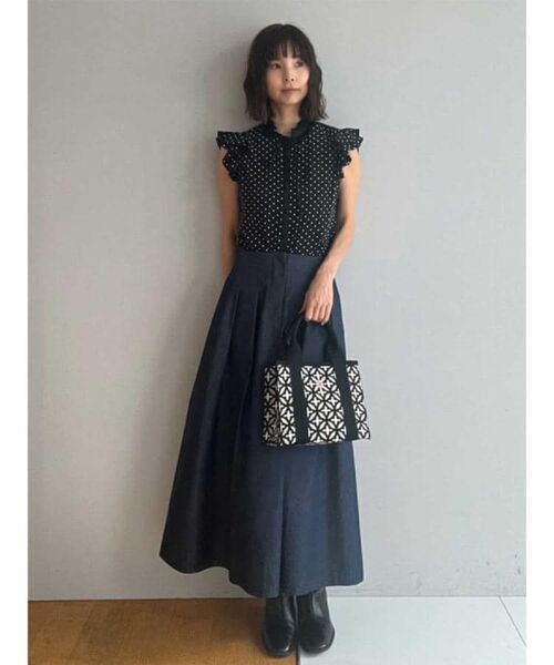 DRESSTERIOR / ドレステリア シャツ・ブラウス | 【otonaMUSE5月号掲載/着映え/ウォッシャブル】ドットプリントウィングスリーブブラウス | 詳細17