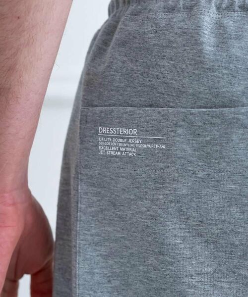 DRESSTERIOR / ドレステリア パンツ | 【接触冷感/セットアップ可/Safari5月号掲載/ウォッシャブル】ドライタッチ ハイカウントジョガーパンツ | 詳細15