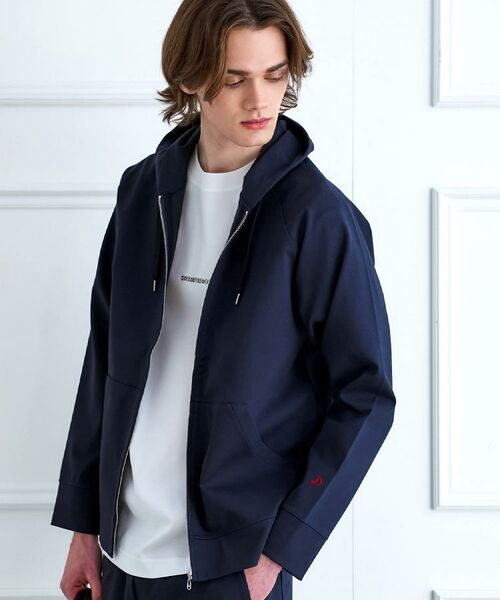 DRESSTERIOR / ドレステリア パーカー | 【接触冷感／セットアップ可】ドライタッチ ハイカウントジップアップパーカ | 詳細13