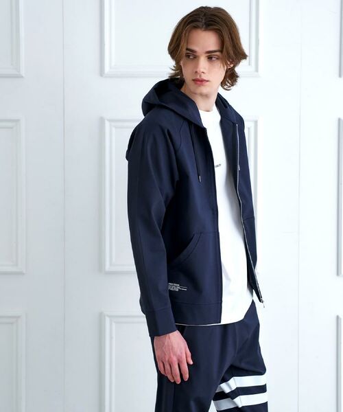 DRESSTERIOR / ドレステリア パーカー | 【接触冷感／セットアップ可】ドライタッチ ハイカウントジップアップパーカ | 詳細14