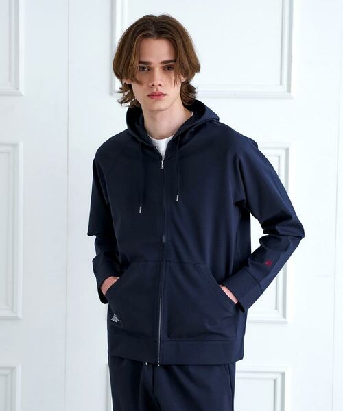 DRESSTERIOR / ドレステリア パーカー | 【接触冷感／セットアップ可】ドライタッチ ハイカウントジップアップパーカ | 詳細15
