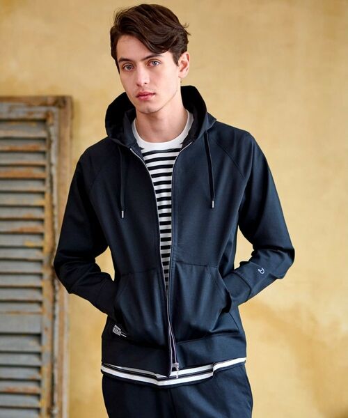 DRESSTERIOR / ドレステリア パーカー | 【接触冷感／セットアップ可】ドライタッチ ハイカウントジップアップパーカ | 詳細23