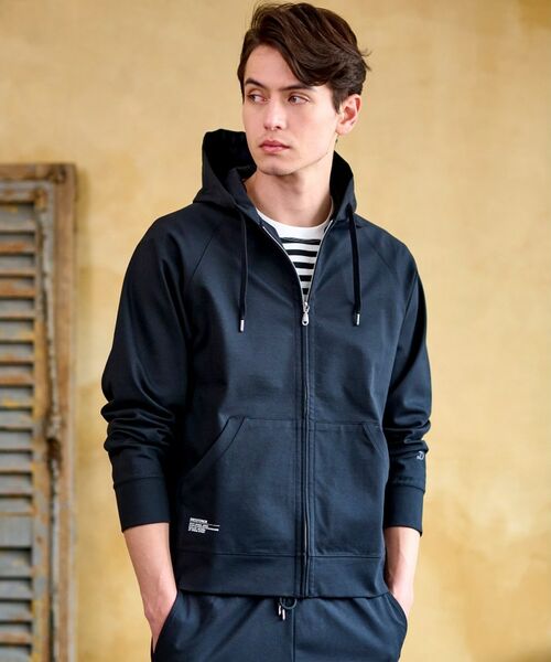 DRESSTERIOR / ドレステリア パーカー | 【接触冷感／セットアップ可】ドライタッチ ハイカウントジップアップパーカ | 詳細24