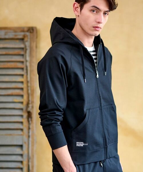 DRESSTERIOR / ドレステリア パーカー | 【接触冷感／セットアップ可】ドライタッチ ハイカウントジップアップパーカ | 詳細25