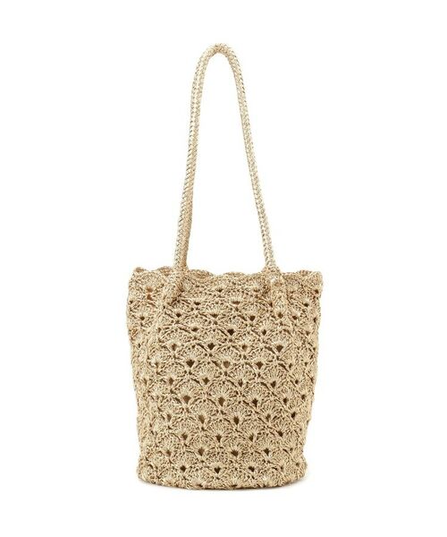 DRESSTERIOR / ドレステリア トートバッグ | メタリック クロッシェ バッグ（ゴールド(007)）