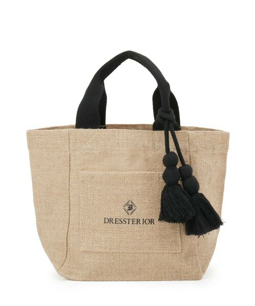 DRESSTERIOR / ドレステリア トートバッグ | ジュートキャンバス トートバッグ（ピンクベージュ(053)）