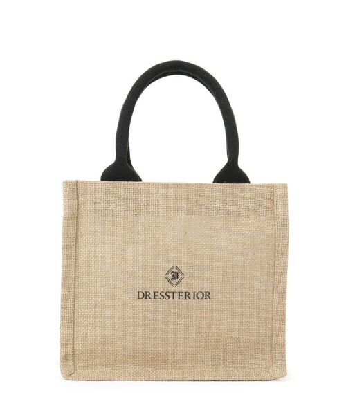 DRESSTERIOR / ドレステリア トートバッグ | ジュートキャンバス ミニバッグ（ピンクベージュ(053)）