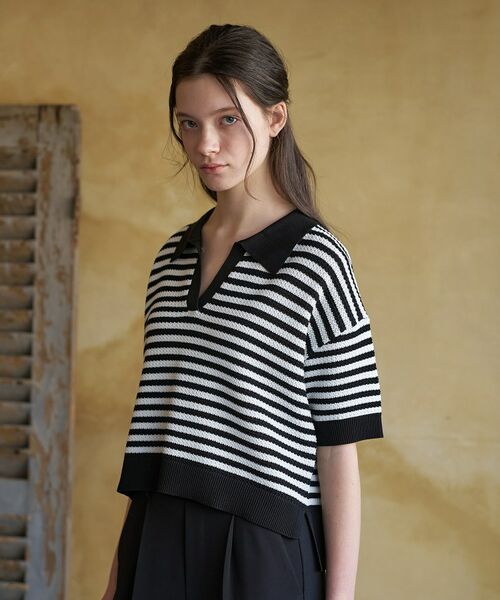 DRESSTERIOR / ドレステリア ニット・セーター | ウォッシャブルスキッパークロップドニット | 詳細1