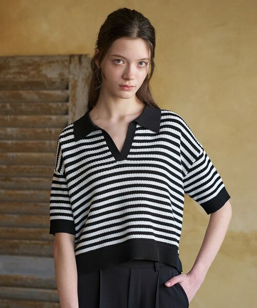 DRESSTERIOR / ドレステリア ニット・セーター | ウォッシャブルスキッパークロップドニット | 詳細8