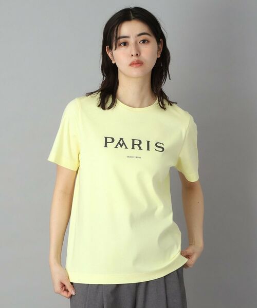 DRESSTERIOR / ドレステリア Tシャツ | アイスクリアコットン PARIS Tシャツ（イエロー(031)）