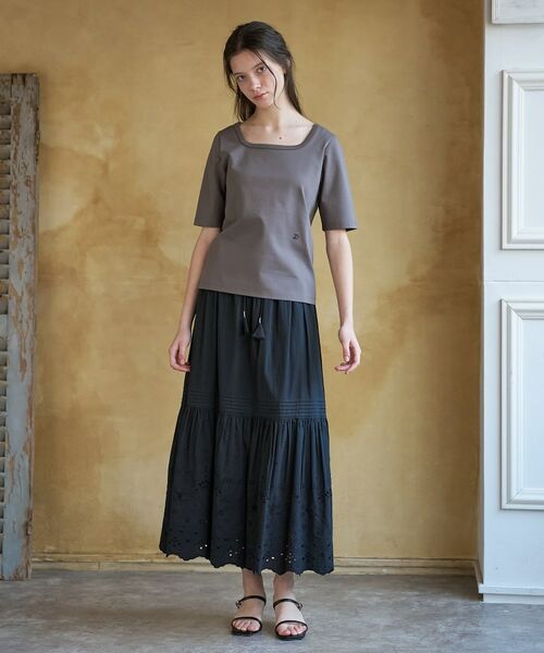 DRESSTERIOR / ドレステリア Tシャツ | COOL DEODORANT JERSEY スクエアネックプルオーバー | 詳細3