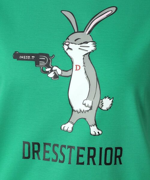 DRESSTERIOR / ドレステリア Tシャツ | 【接触冷感／抗菌防臭／消臭】アイスクリアコットン ピストルラビットT | 詳細29
