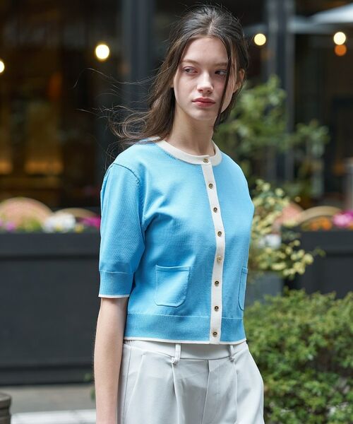 DRESSTERIOR / ドレステリア カーディガン・ボレロ | クールタッチ コンビ カーディガン | 詳細10