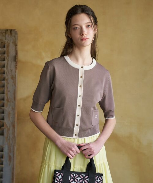 DRESSTERIOR / ドレステリア カーディガン・ボレロ | クールタッチ コンビ カーディガン | 詳細13