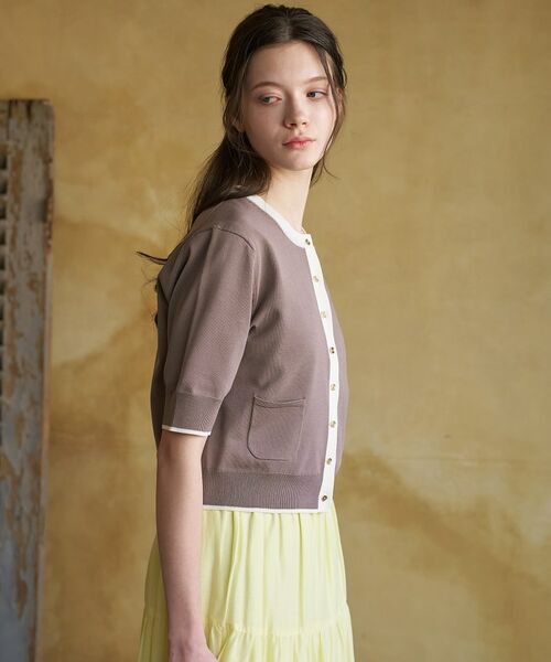 DRESSTERIOR / ドレステリア カーディガン・ボレロ | クールタッチ コンビ カーディガン | 詳細14