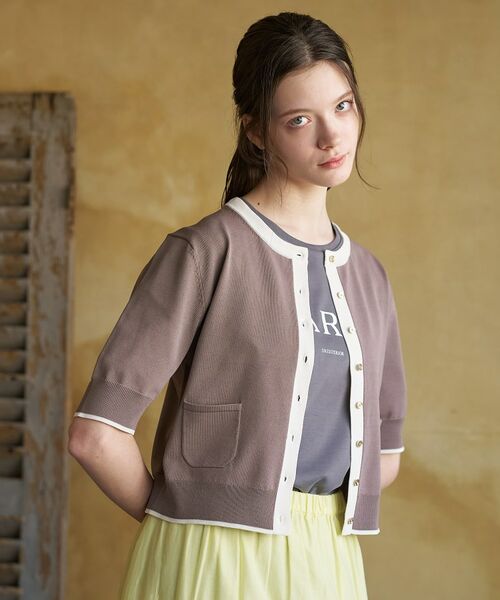 DRESSTERIOR / ドレステリア カーディガン・ボレロ | クールタッチ コンビ カーディガン | 詳細19