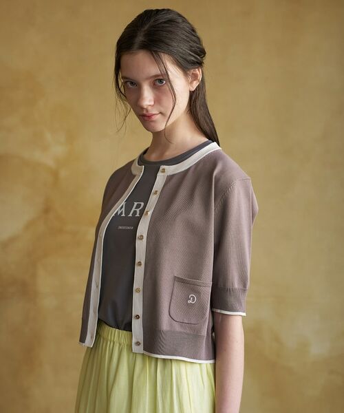 DRESSTERIOR / ドレステリア カーディガン・ボレロ | クールタッチ コンビ カーディガン | 詳細20