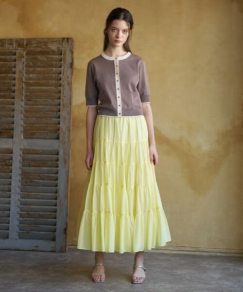 DRESSTERIOR / ドレステリア カーディガン・ボレロ | クールタッチ コンビ カーディガン | 詳細3