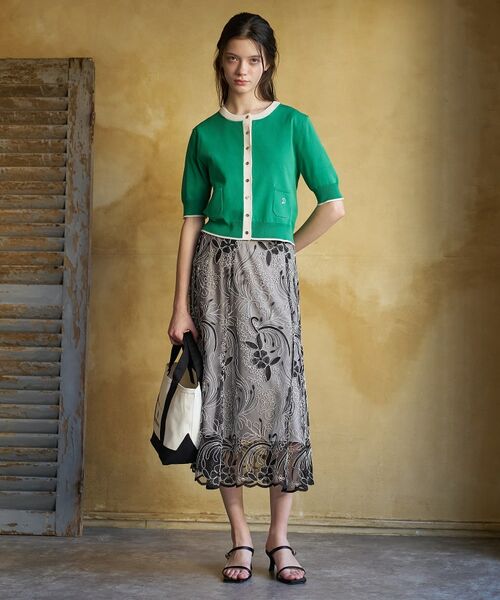 DRESSTERIOR / ドレステリア カーディガン・ボレロ | クールタッチ コンビ カーディガン | 詳細8