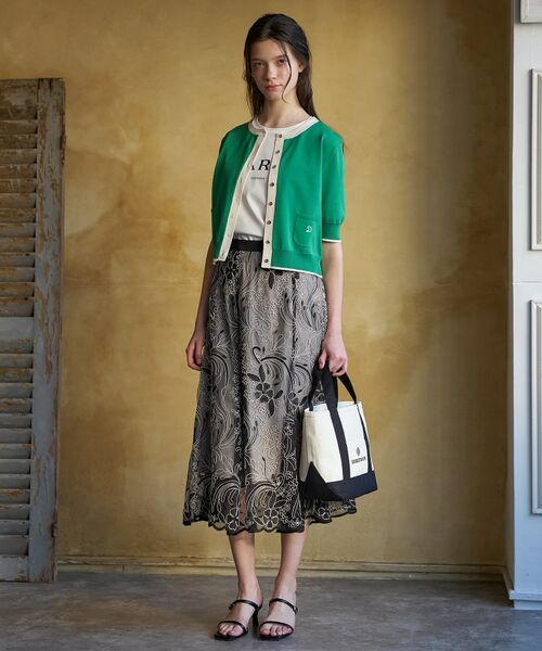 DRESSTERIOR / ドレステリア カーディガン・ボレロ | クールタッチ コンビ カーディガン | 詳細9