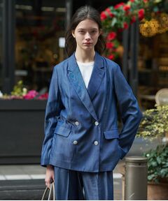 DRESSTERIOR / ドレステリア テーラードジャケット | テンセルデニムダブルジャケット