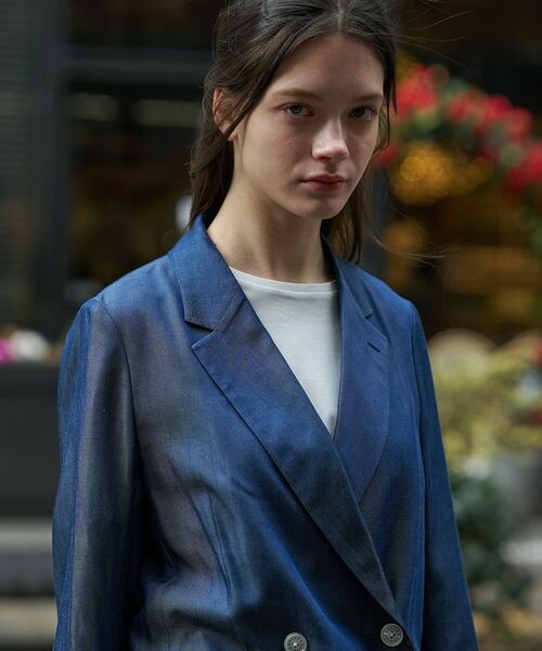 DRESSTERIOR / ドレステリア テーラードジャケット | テンセルデニムダブルジャケット | 詳細5