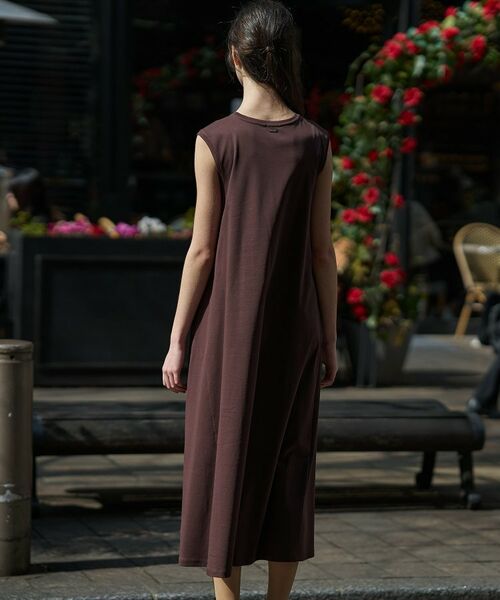 DRESSTERIOR / ドレステリア ロング・マキシ丈ワンピース | 【接触冷感／抗菌防臭／消臭】アイスクリアコットン フレンチスリーブワンピース | 詳細13
