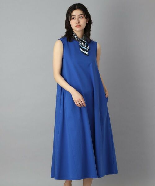 DRESSTERIOR / ドレステリア ロング・マキシ丈ワンピース | 【接触冷感／抗菌防臭／消臭】アイスクリアコットン フレンチスリーブワンピース | 詳細6