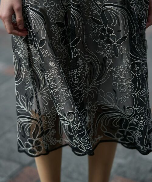 DRESSTERIOR / ドレステリア ミニ丈・ひざ丈ワンピース | シアーコードレース ドレス | 詳細11