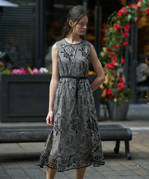 DRESSTERIOR / ドレステリア ミニ丈・ひざ丈ワンピース | シアーコードレース ドレス | 詳細5