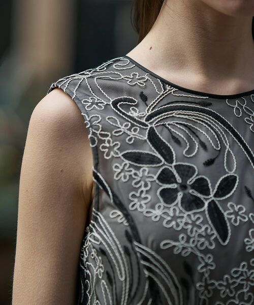 DRESSTERIOR / ドレステリア ミニ丈・ひざ丈ワンピース | シアーコードレース ドレス | 詳細8