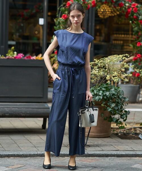 DRESSTERIOR / ドレステリア サロペット・オールインワン | フレンチスリーブ コンビネゾン（ネイビー(094)）