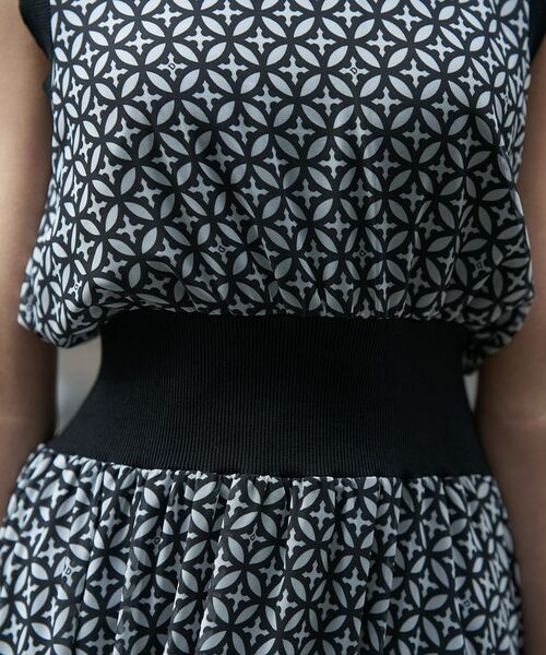 DRESSTERIOR / ドレステリア ロング・マキシ丈ワンピース | オーバーラップサークル シアーノースリーブドレス | 詳細7