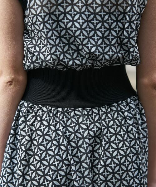 DRESSTERIOR / ドレステリア ロング・マキシ丈ワンピース | オーバーラップサークル シアーノースリーブドレス | 詳細8