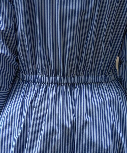 DRESSTERIOR / ドレステリア ロング・マキシ丈ワンピース | 七分袖ストライプシャツワンピース | 詳細10