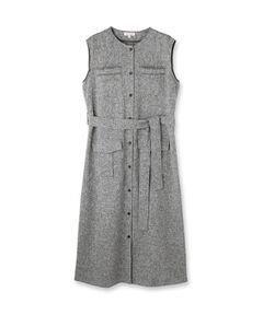 DRESSTERIOR / ドレステリア ロング・マキシ丈ワンピース | ウォッシャブルツイードライクワンピース