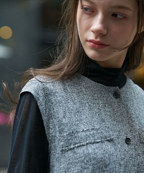 DRESSTERIOR / ドレステリア ロング・マキシ丈ワンピース | ウォッシャブル ツイードライク ワンピース | 詳細17