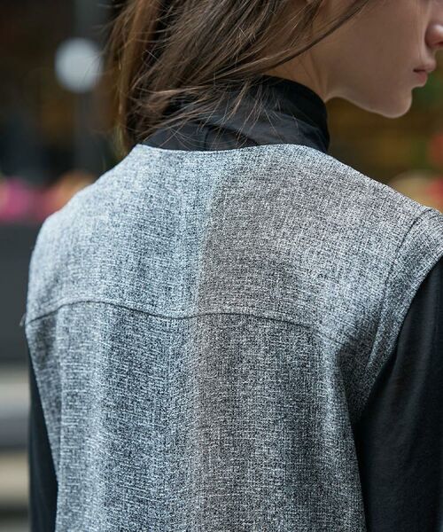 DRESSTERIOR / ドレステリア ロング・マキシ丈ワンピース | ウォッシャブル ツイードライク ワンピース | 詳細18