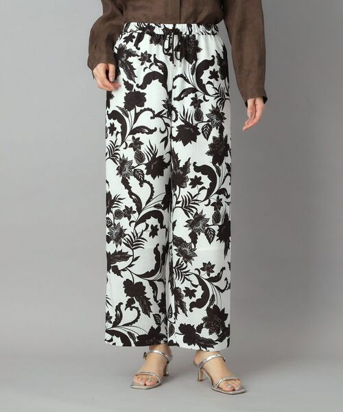 DRESSTERIOR / ドレステリア パンツ | ボタニカルプリントイージーワイドパンツ | 詳細2