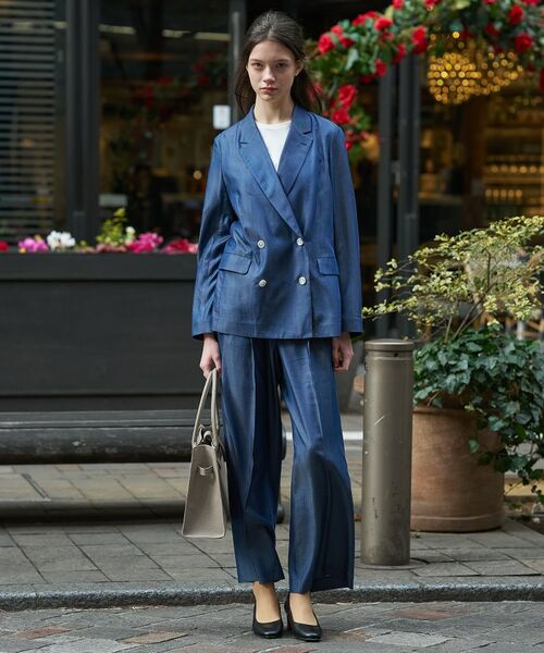 DRESSTERIOR / ドレステリア パンツ | デニムタックストレートパンツ | 詳細1