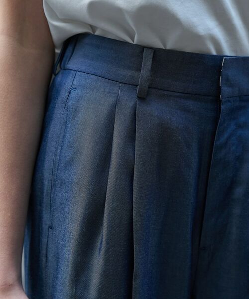 DRESSTERIOR / ドレステリア パンツ | デニムタックストレートパンツ | 詳細6