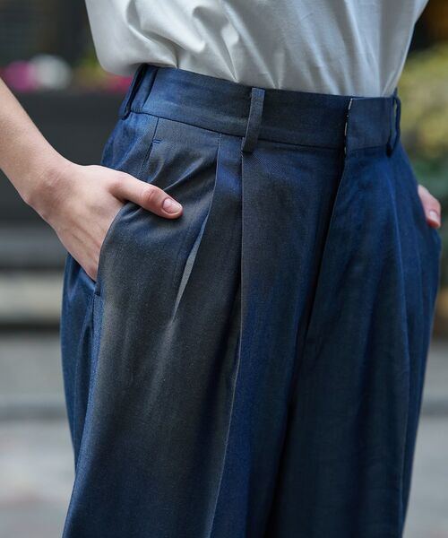 DRESSTERIOR / ドレステリア パンツ | デニムタックストレートパンツ | 詳細7