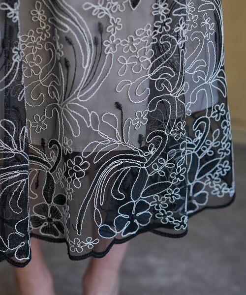 DRESSTERIOR / ドレステリア ロング・マキシ丈スカート | エンブロイダリーレーススカート | 詳細7