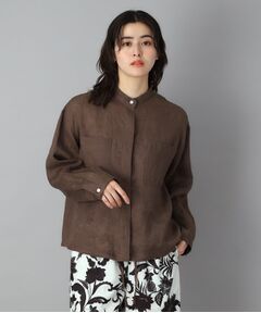 DRESSTERIOR / ドレステリア シャツ・ブラウス | ストライプリネン ドロストシャツ