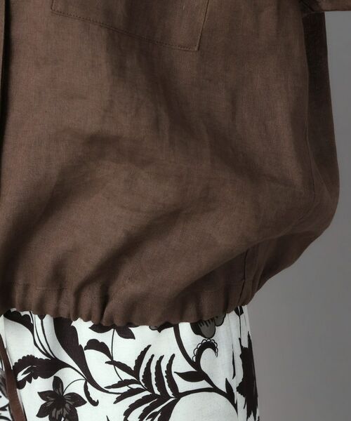 DRESSTERIOR / ドレステリア シャツ・ブラウス | ストライプリネン ドロストシャツ | 詳細14