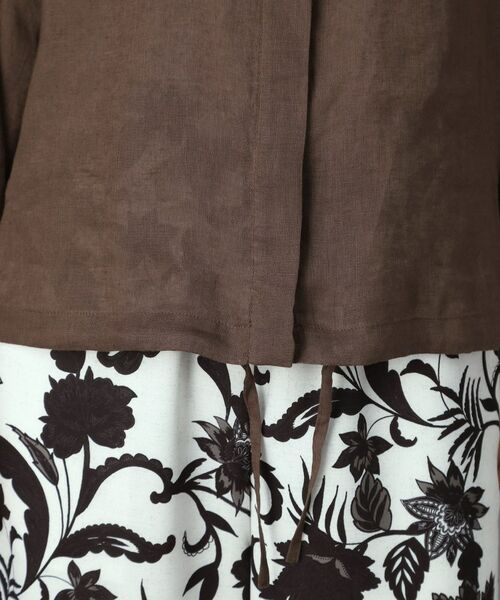 DRESSTERIOR / ドレステリア シャツ・ブラウス | ストライプリネン ドロストシャツ | 詳細16