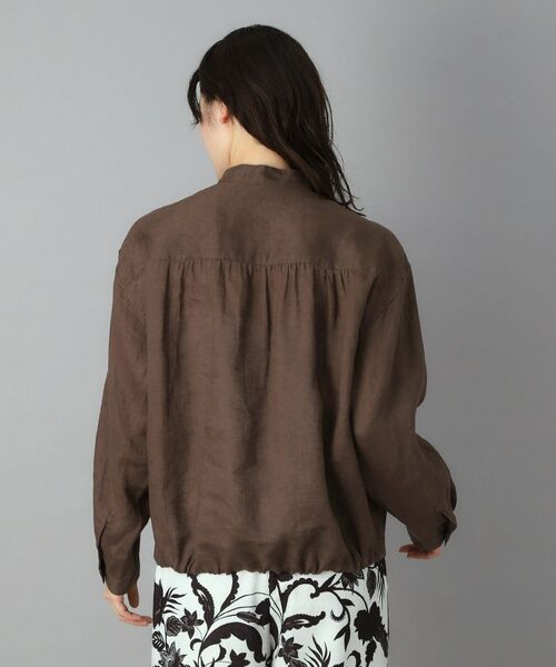 DRESSTERIOR / ドレステリア シャツ・ブラウス | ストライプリネン ドロストシャツ | 詳細5