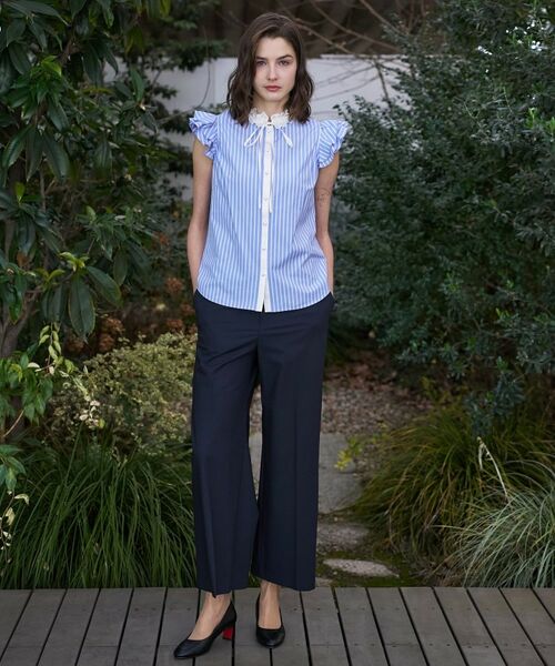 DRESSTERIOR / ドレステリア シャツ・ブラウス | ストライプウィングスリーブブラウス | 詳細1