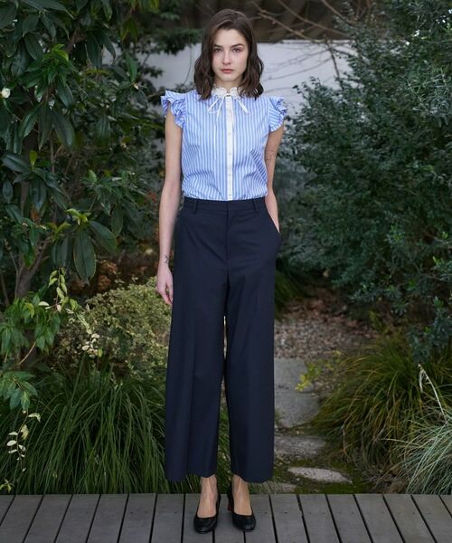 DRESSTERIOR / ドレステリア シャツ・ブラウス | ストライプウィングスリーブブラウス | 詳細2